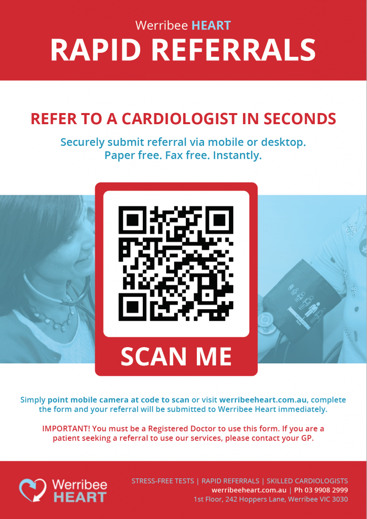 Werribee Heart Referral Poster